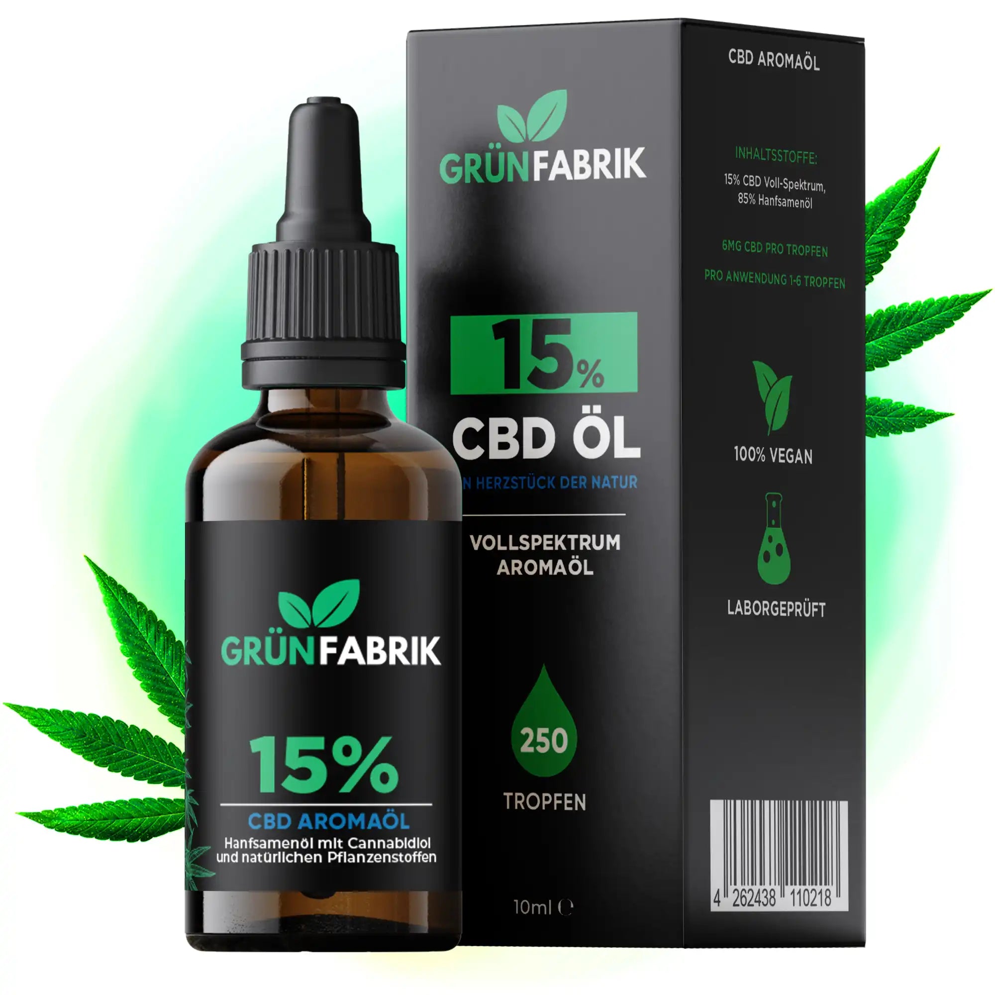 15% CBD Öl Vollspektrum | Grünfabrik