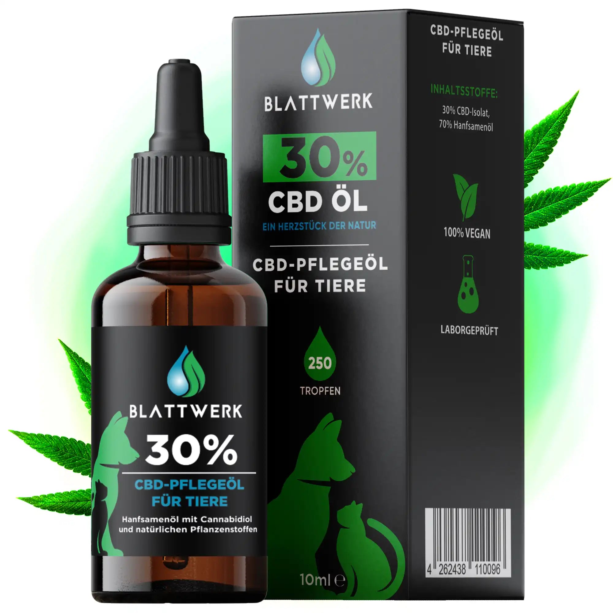 30% CBD Öl für Hunde & Katzen