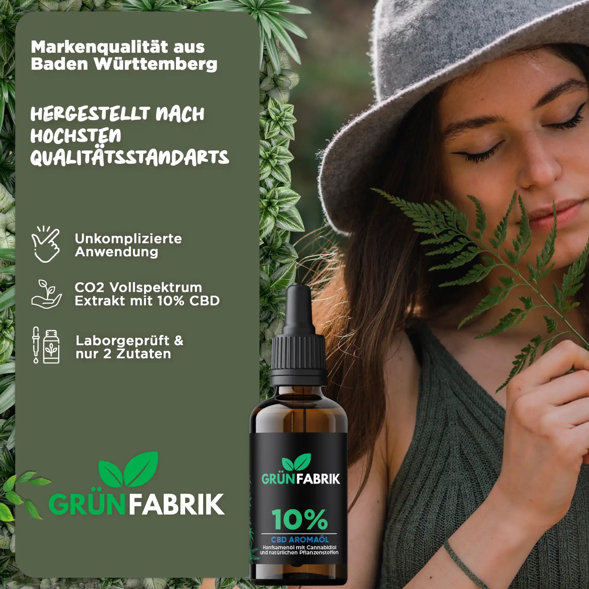 10% CBD Öl Vollspektrum | Grünfabrik