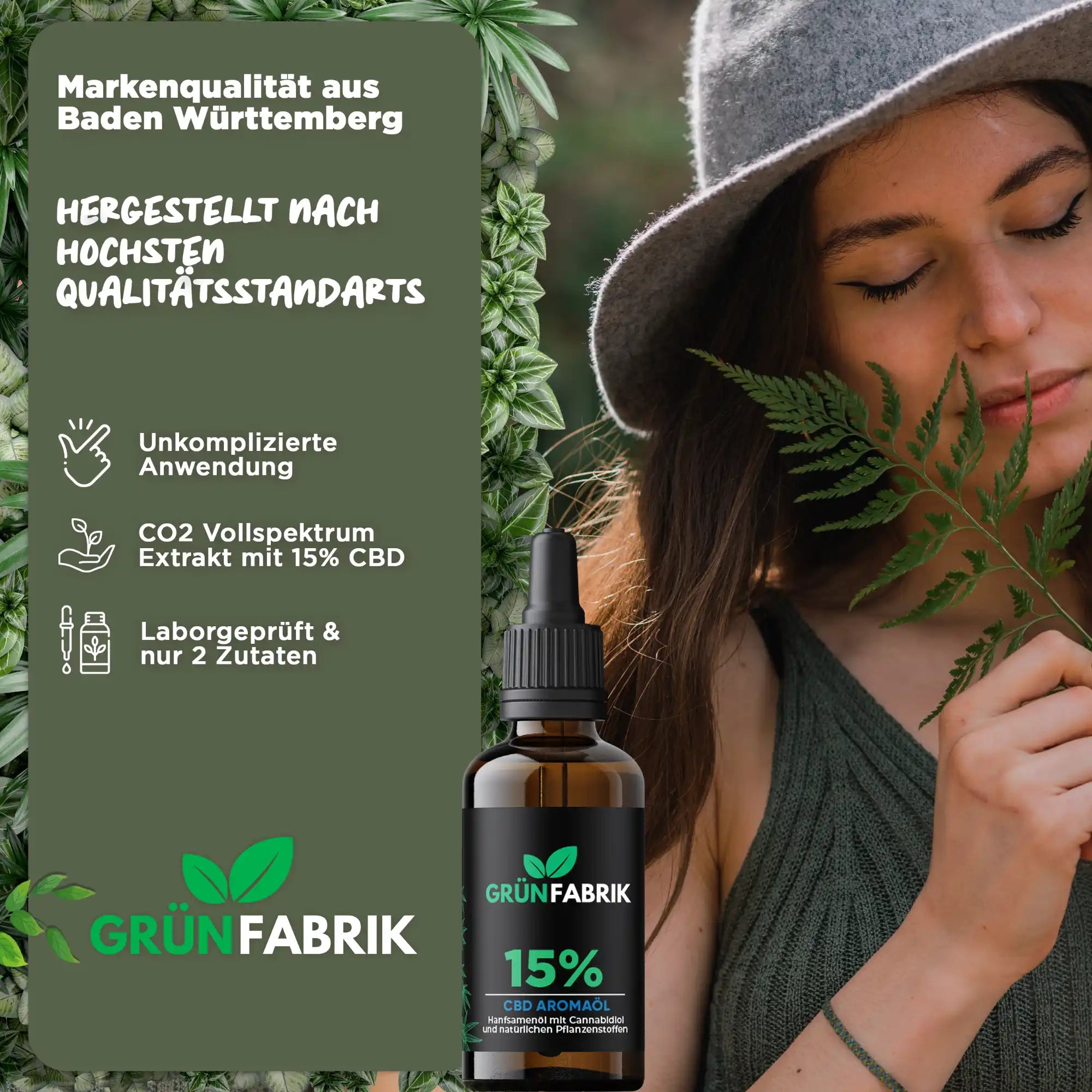 15% CBD Öl Vollspektrum | Grünfabrik