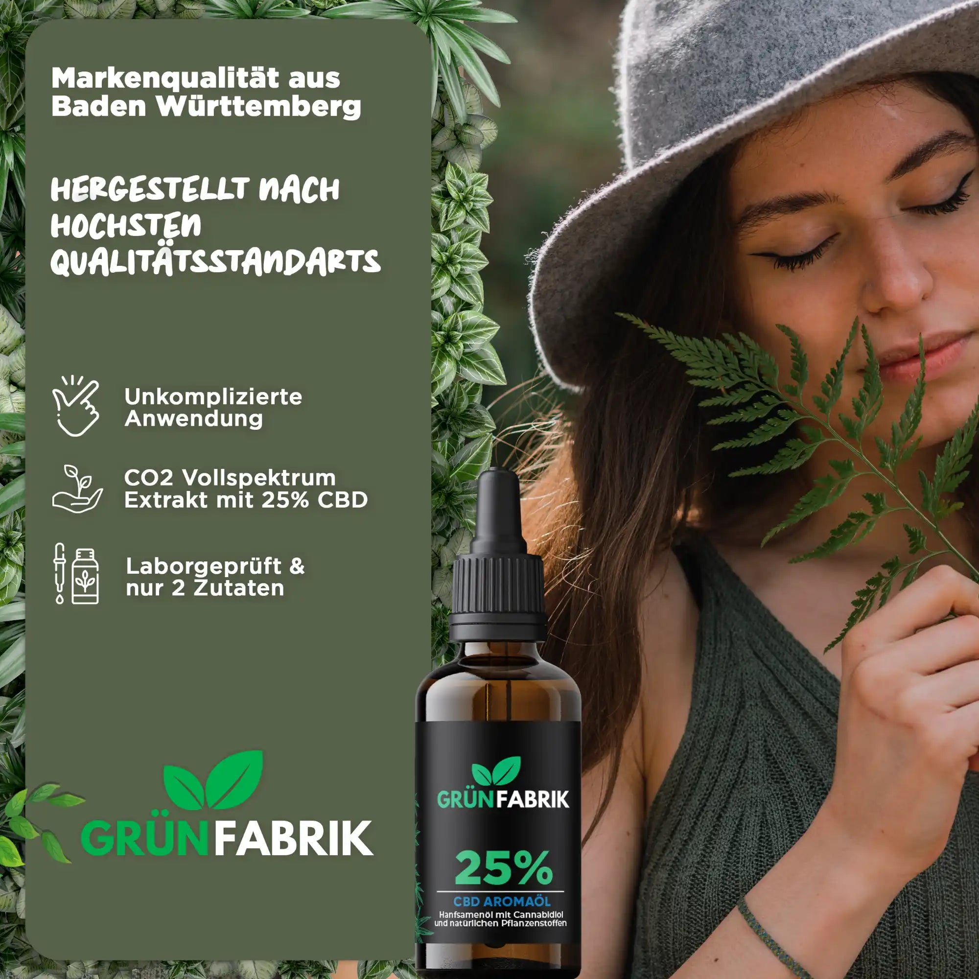 25% CBD Öl Vollspektrum | Grünfabrik