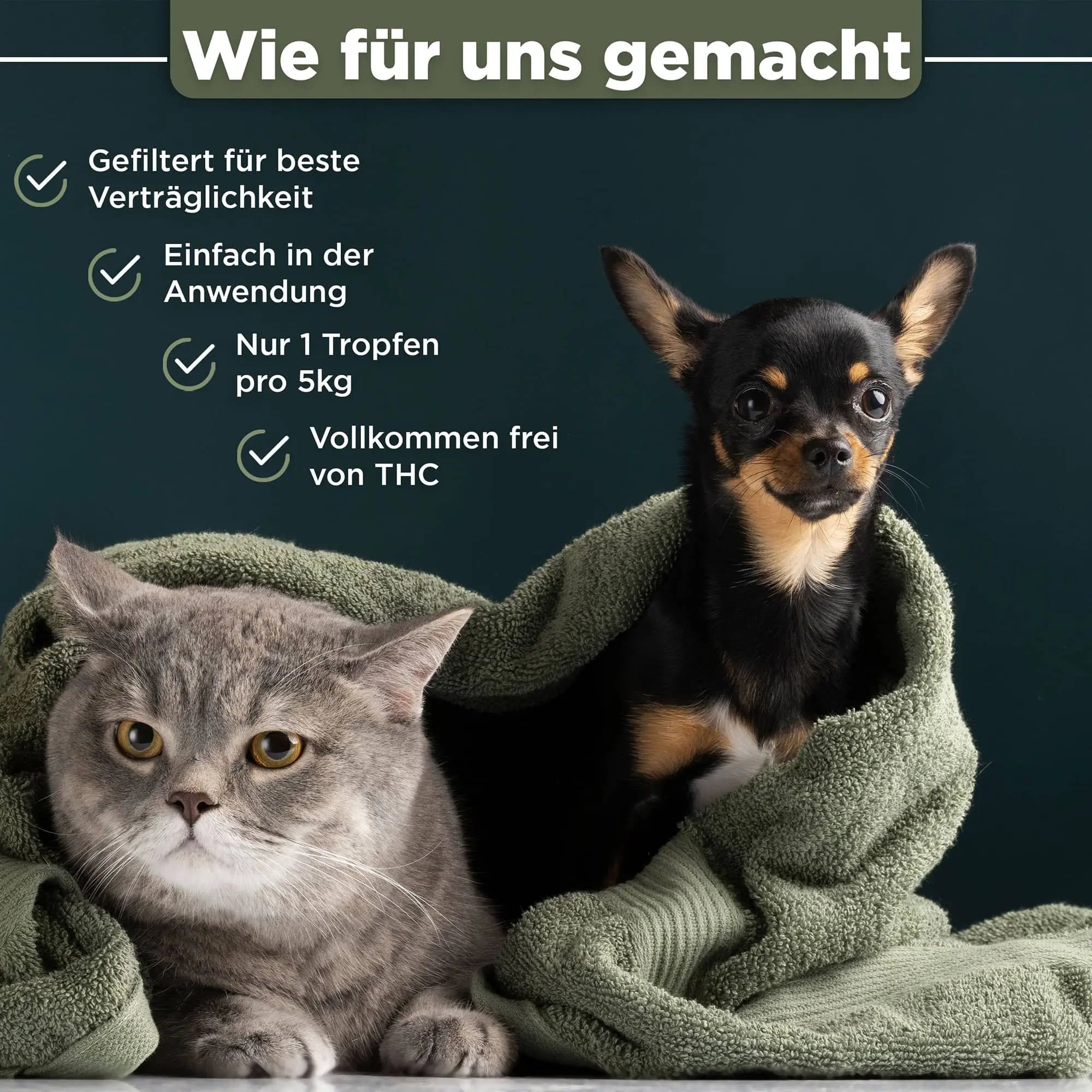 15% CBD Öl für Hunde & Katzen