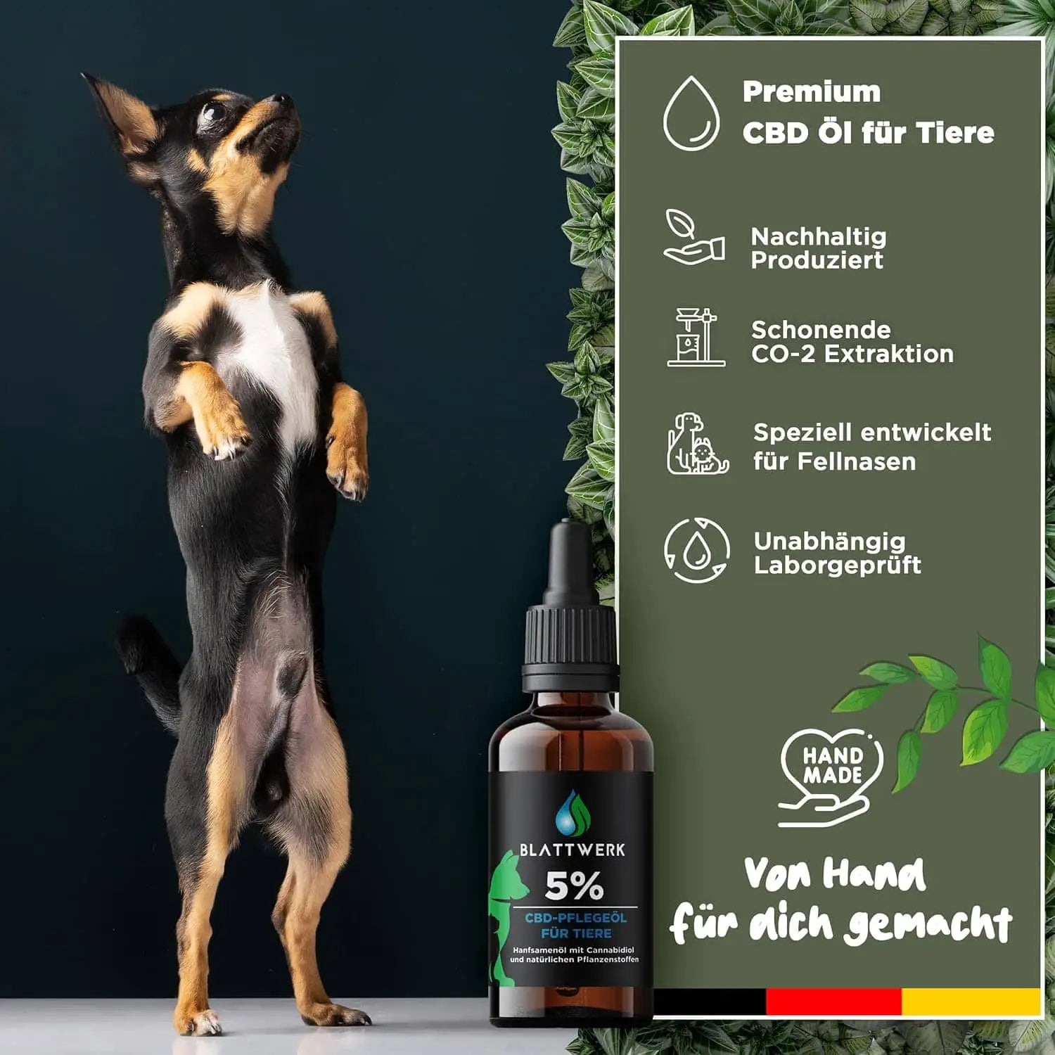 5% CBD Öl für Hunde & Katzen