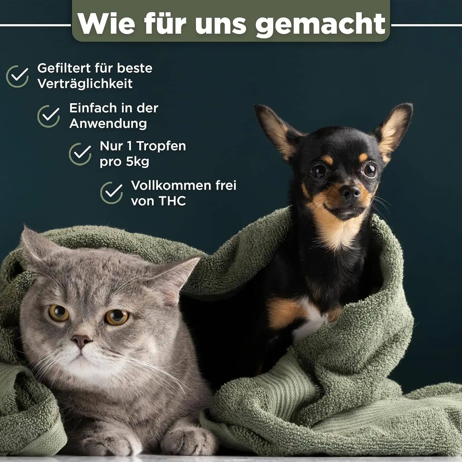 5% CBD Öl für Hunde & Katzen